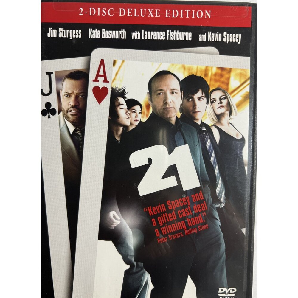 21 (Two-Disc Edition - DVD, 2008) Like New - Kevin Spacey
